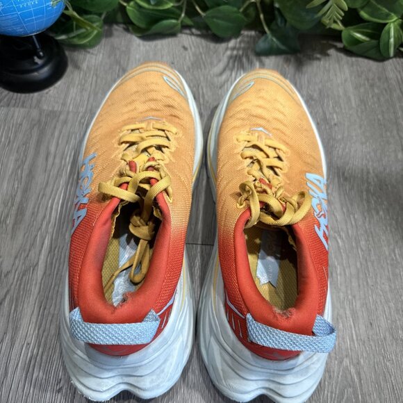 Hoka One One Bondi X Fiesta Amber Yellow Men\'s Size 7.5 D Running Shoes Sneakers main image 7